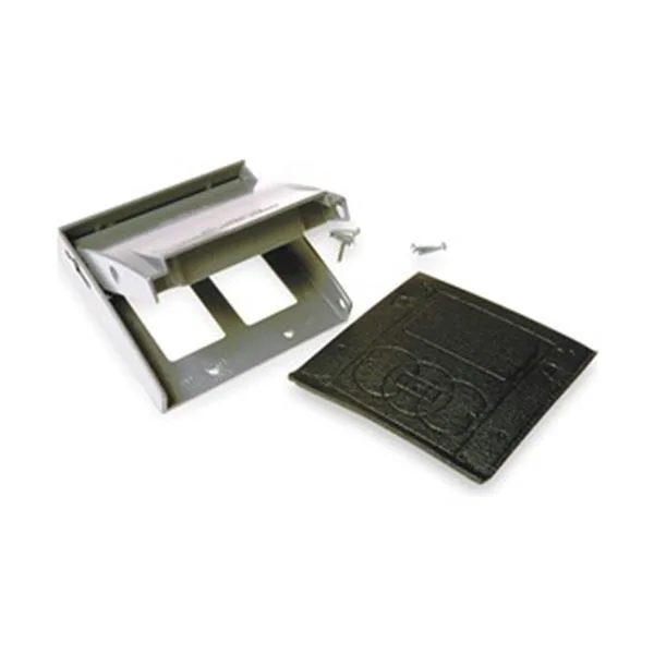 Bell Bell 5045-0 Weatherproof Cover Double Gang Flip Snap Gray — product photo