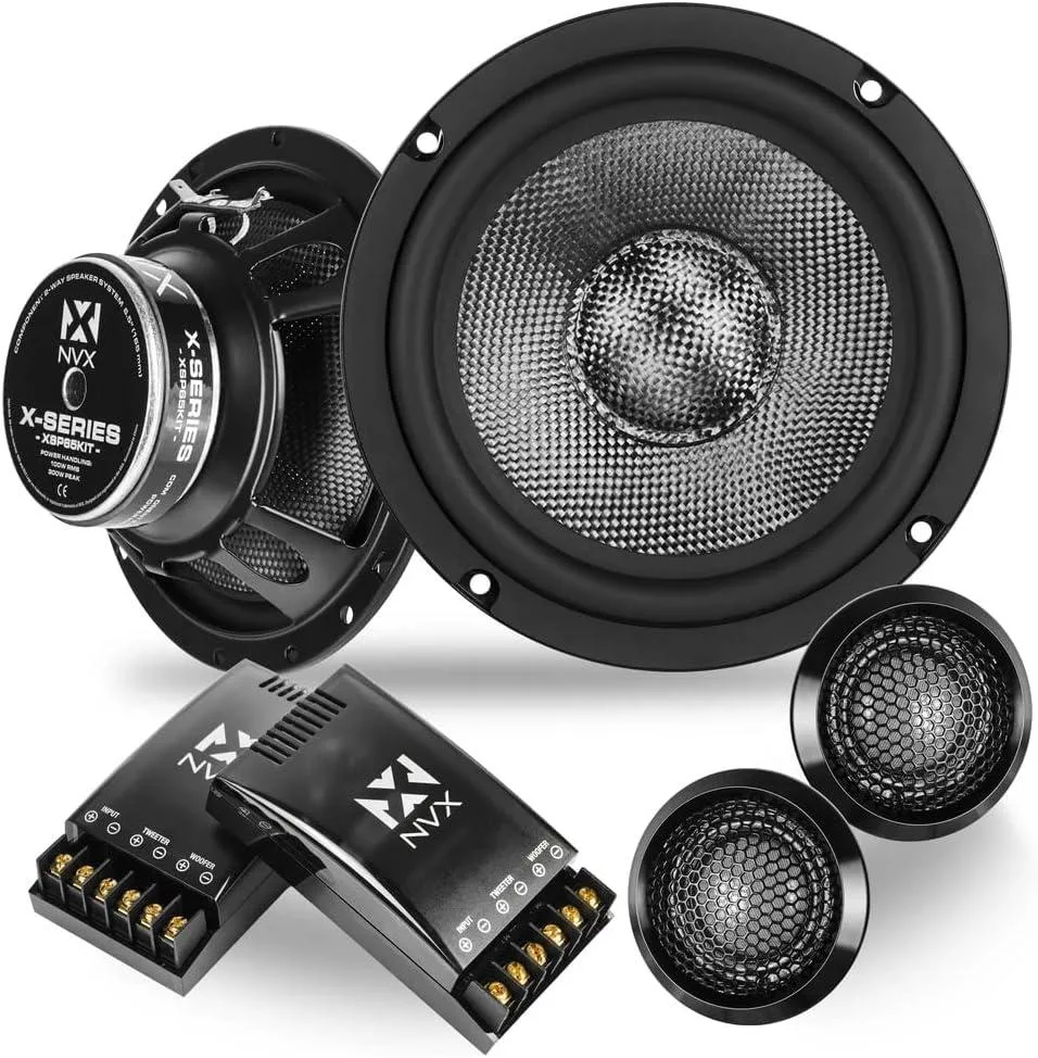 WUQ WUQ XSP65KIT 6.5" 2-Way Component Speakers 600W Max 200W RMS Pair — product photo