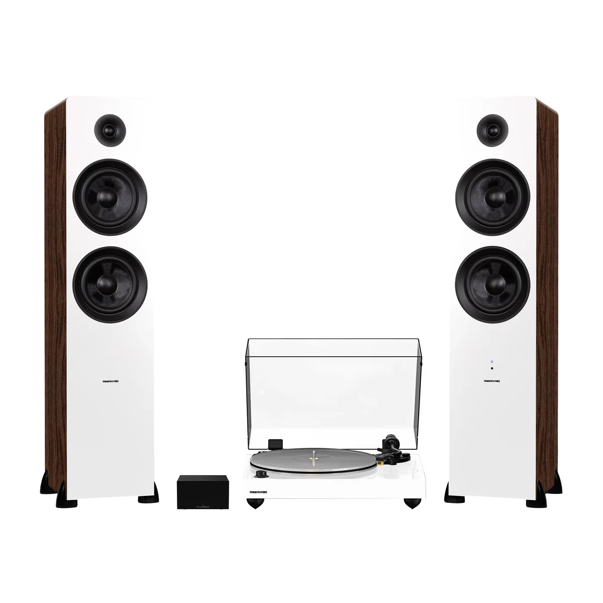 Fluance Fluance RT85N Turntable System White with Ai81 Speakers 150W — product photo