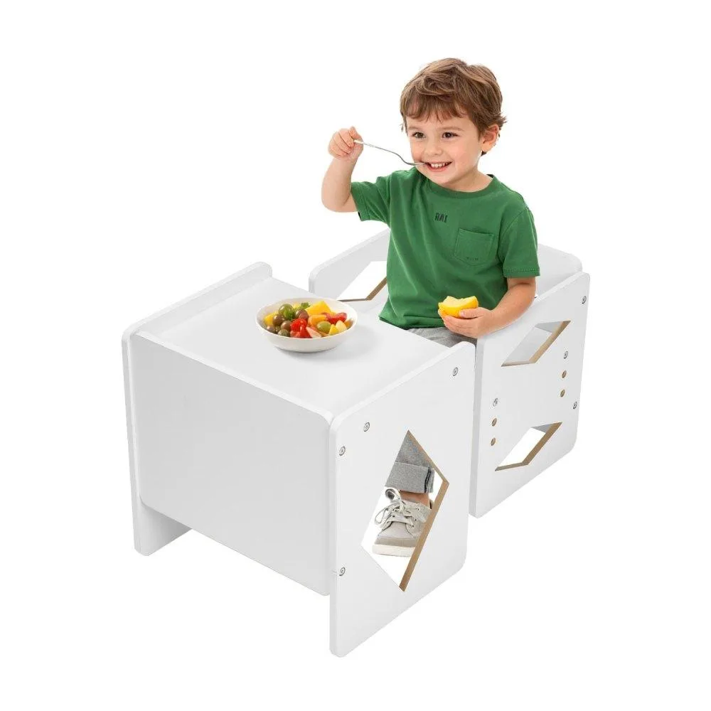 VEVOR VEVOR Weaning Table & Chair Set White 13.39 in — product photo