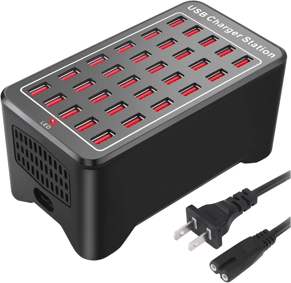LUOM LUOM UCS30P 30-Port 150W Desktop Charger Black — product photo