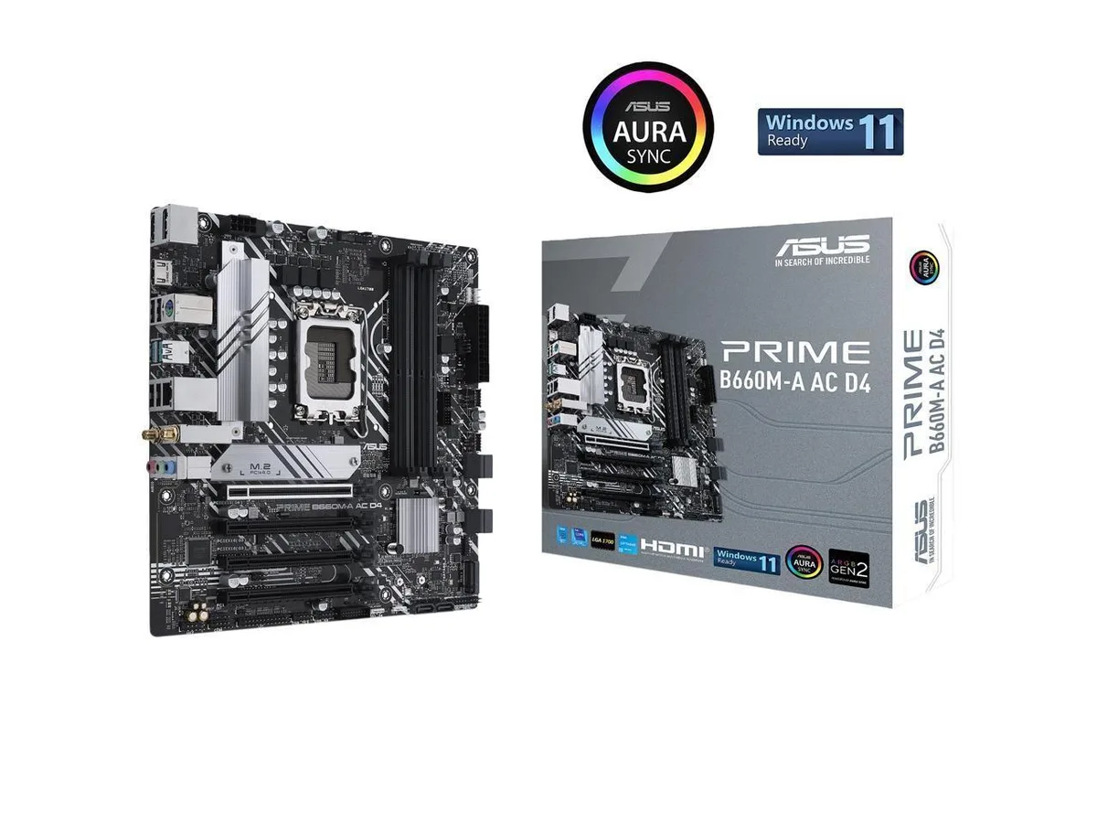 ASUS ASUS PRIME B660M-A AC D4 Intel motherboard — product photo