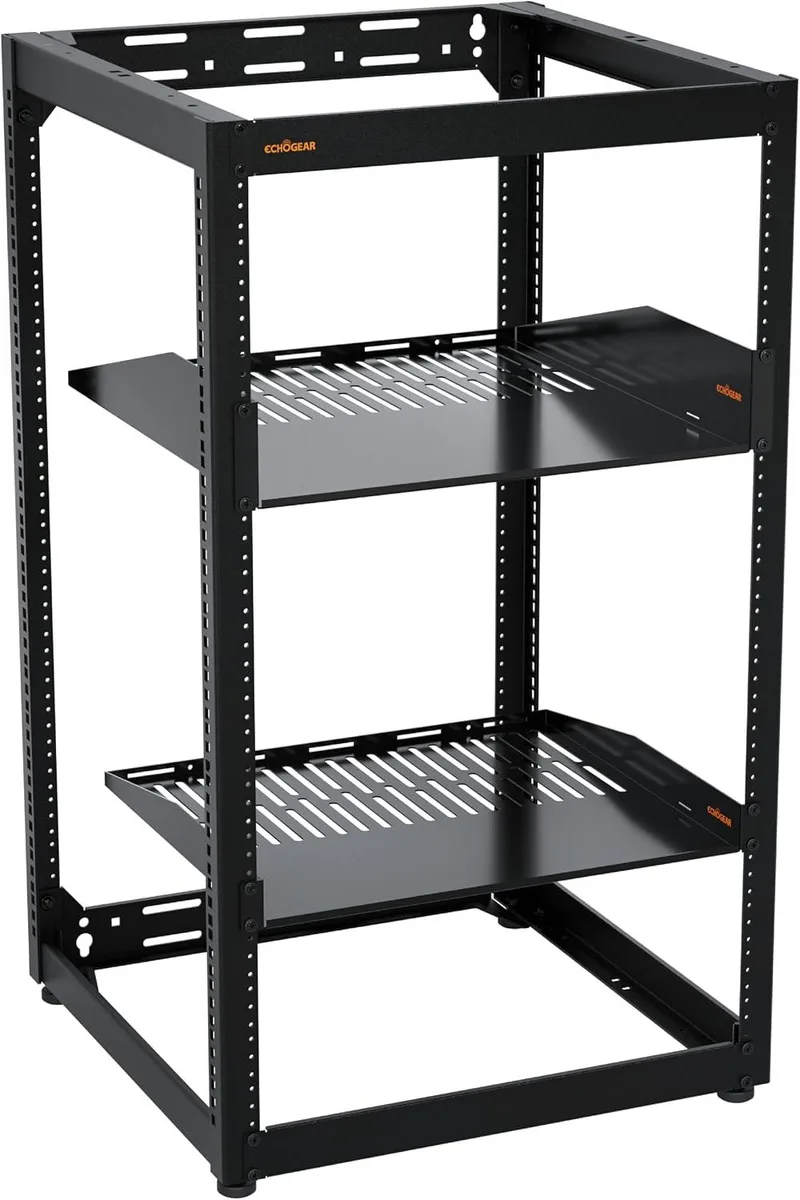 TAURKENAM TAURKENAM 20U Open Frame Server Rack 20.40" Deep Wall Mountable — product photo