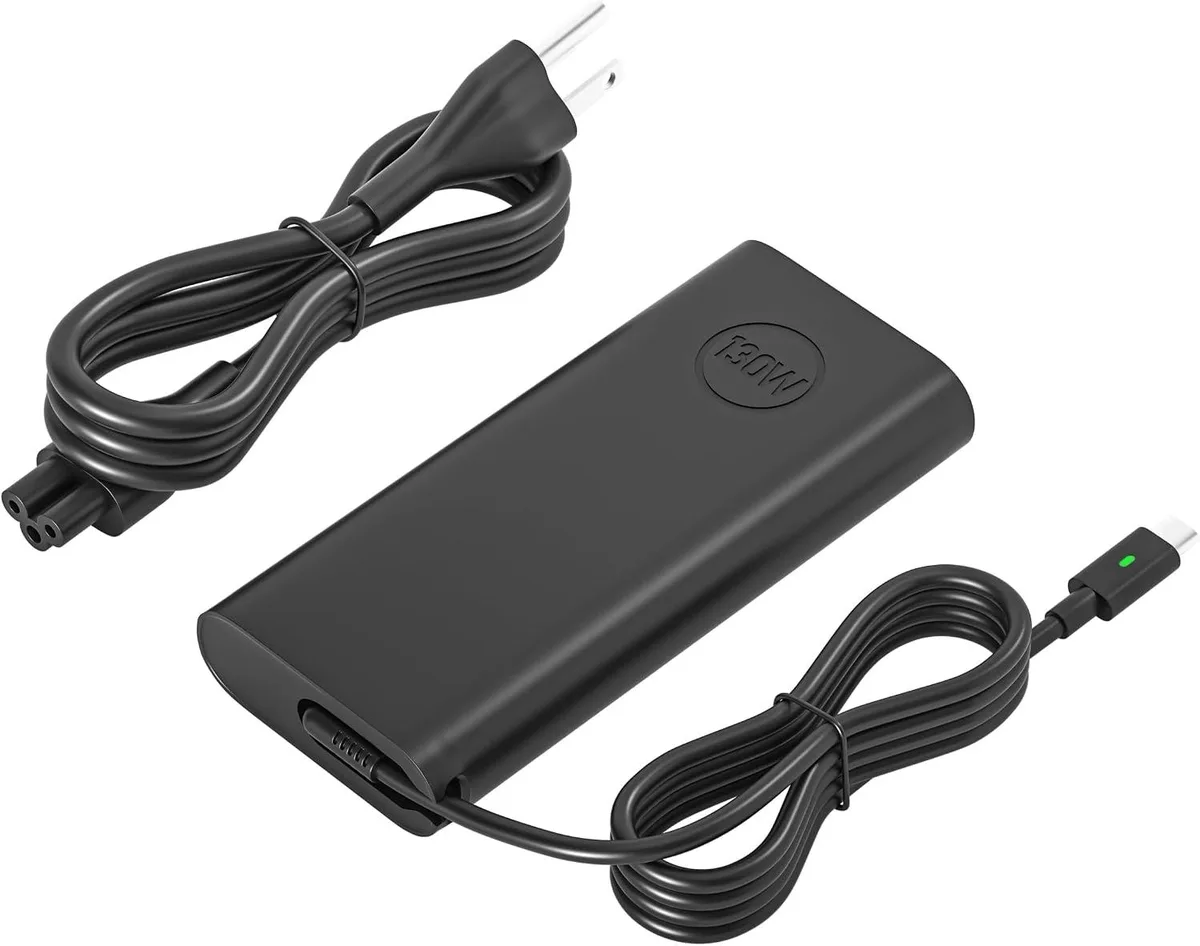 TOPRANK TOPRANK 130W USB-C Laptop Charger Dell Precision 3470 3570 5560 5570 5760 5770 XPS 15 9500 17 9700 — product photo