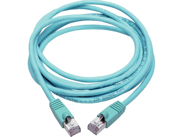Tripp Lite Tripp Lite N262-015-AQ Cat6a network ethernet cable 15 ft Aqua — product photo