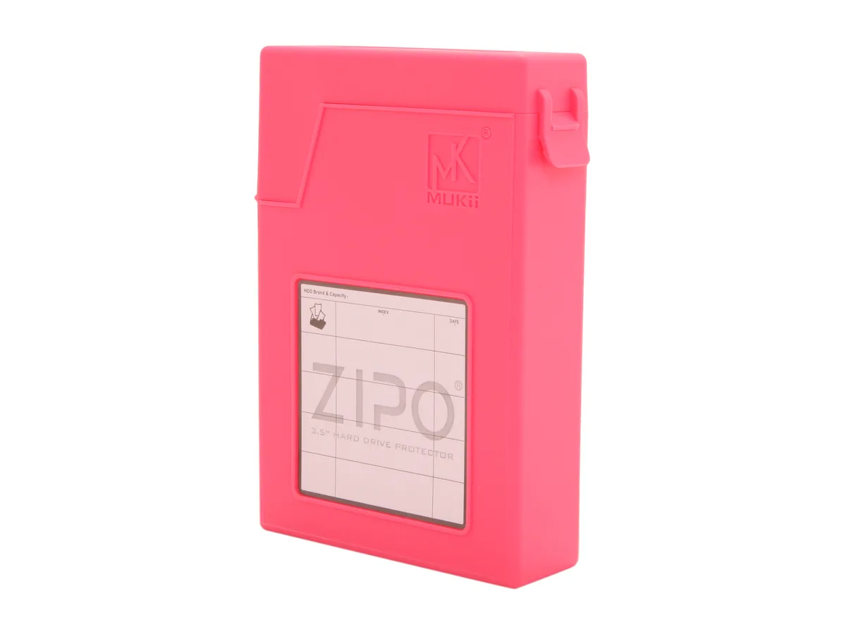 MUKii Technology INC. MUKii Technology INC. ZIO-P010-PK 3.5" HDD Protector Pink — product photo