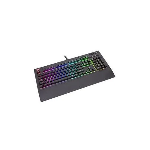 Tt eSPORTS Tt eSPORTS KB-TPX-SSBRUS-01 TT Premium X1 gaming keyboard Cherry MX RGB Speed Silver — product photo