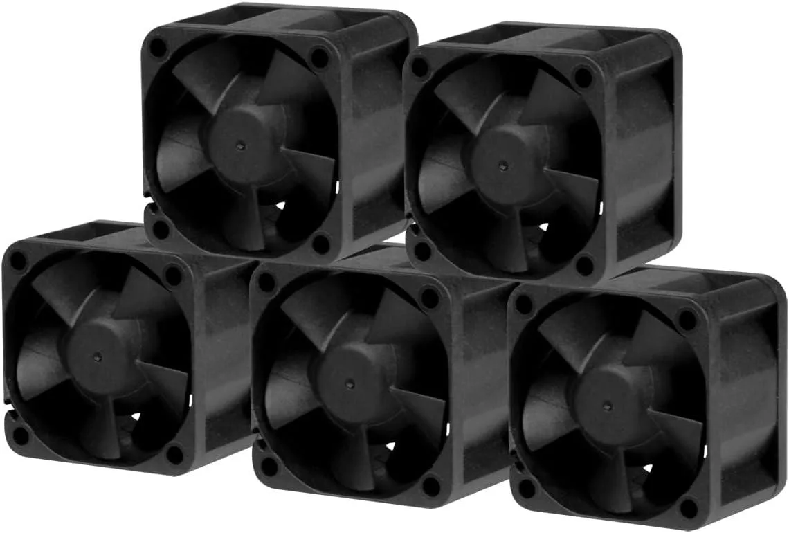ARCTIC ARCTIC S4028-6K 5 Pack 40x40x28 mm PWM Fan 250-6000 RPM Black — product photo