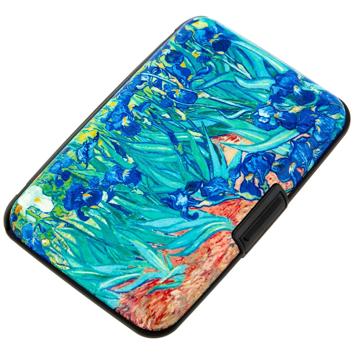 Kaabao RFID Wallet Multi-Color Floral 10 Cards 4.3 x 3 x .86 in — product photo
