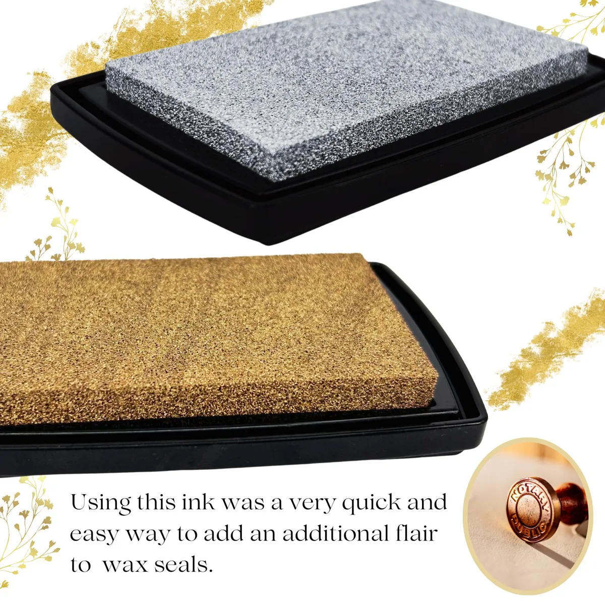 InnoCrossover InnoCrossover Gold &amp; Silver Metallic Pigment Ink Pad 2-Pack — product photo