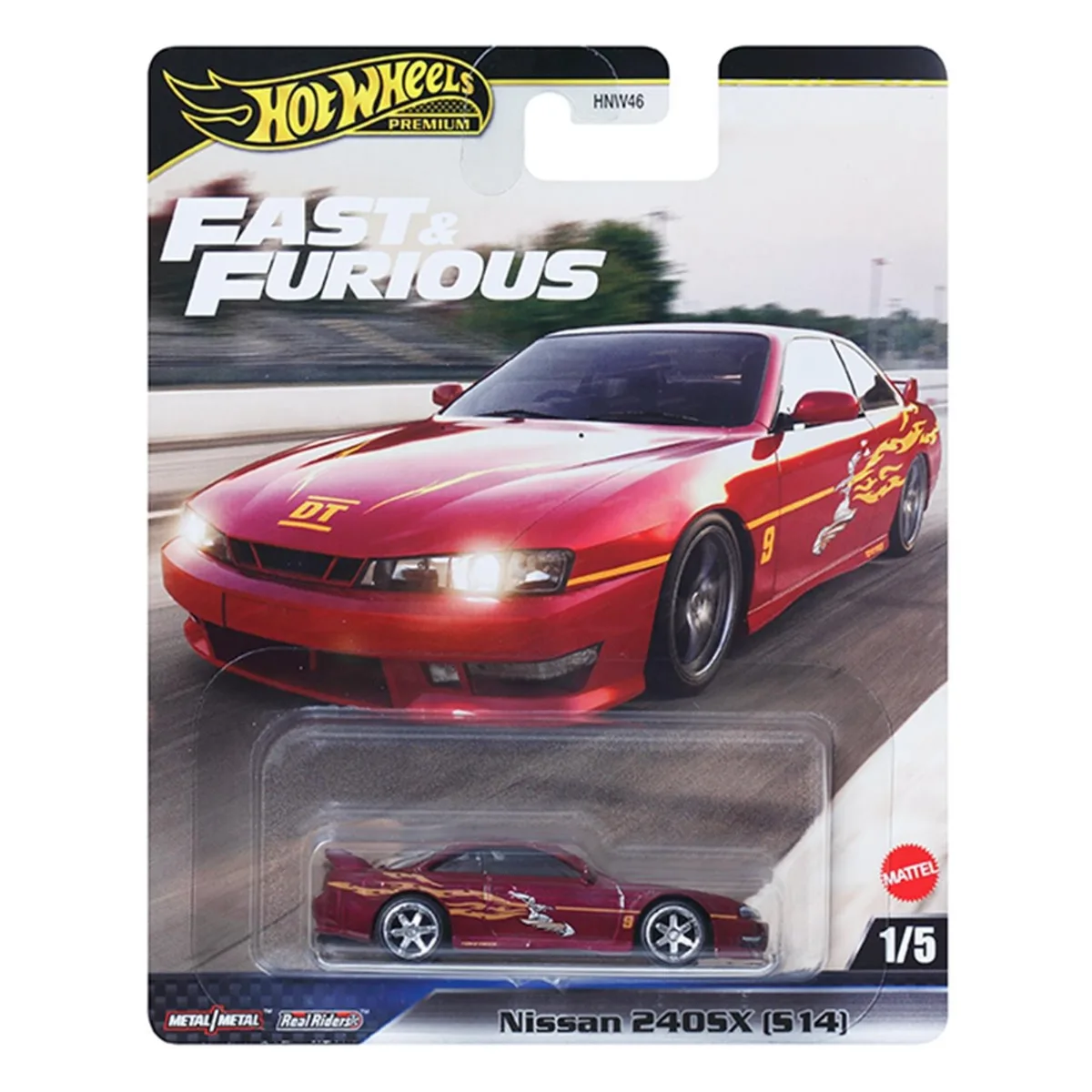 Hot Wheels Hot Wheels Fast &amp; Furious 9 Nissan 240SX (S14) Red 1:64 vehicle — product photo
