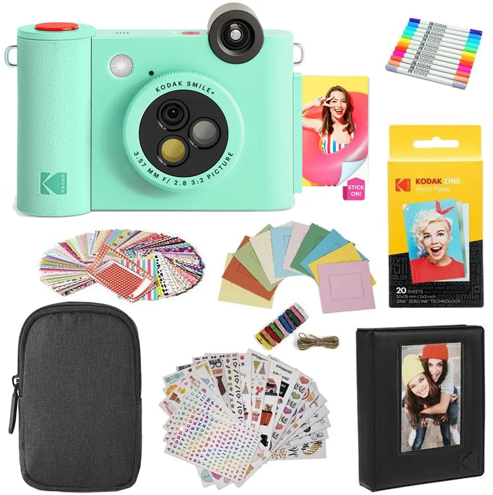 Kodak Kodak Smile+ 2-in-1 Instant Camera Bundle Green — product photo