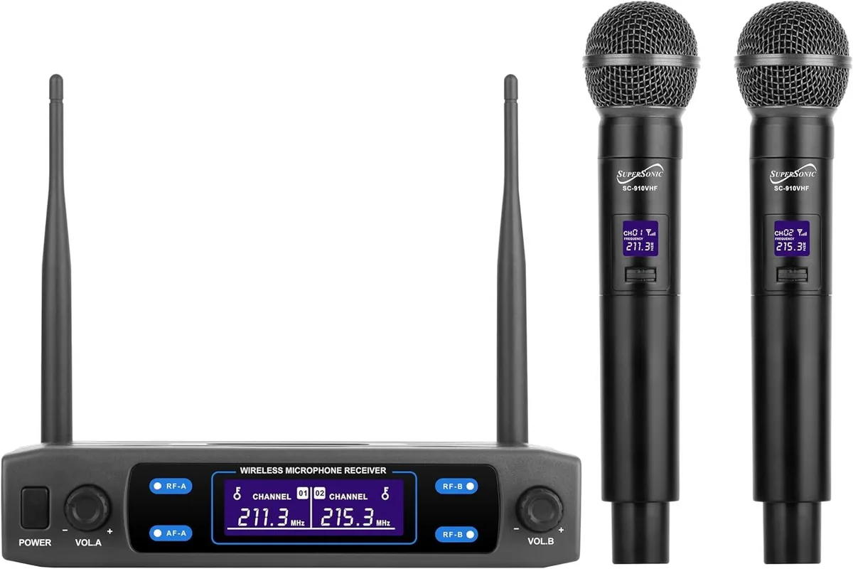 SUPERSONIC SUPERSONIC SC910 VHF Dual Microphone System — product photo