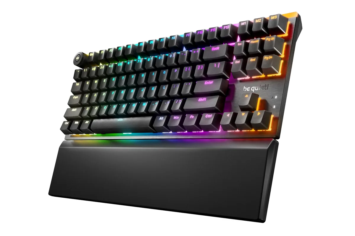 be quiet! be quiet! Light Mount TKL Gaming Keyboard, Tactile Switches — product photo
