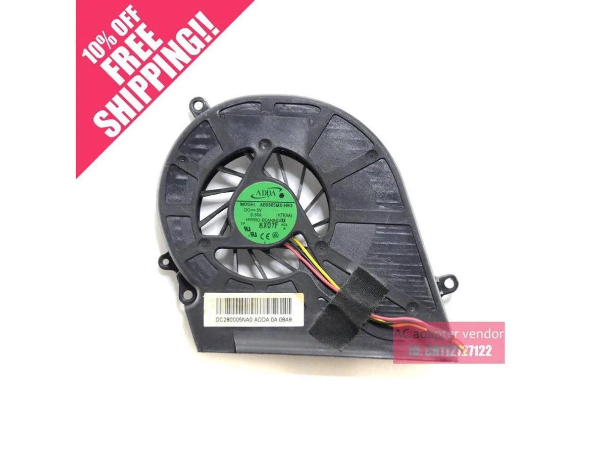 Fans Fans CPU cooling fan for Toshiba Satellite A200 A350 A355 A355D A350-12J — product photo