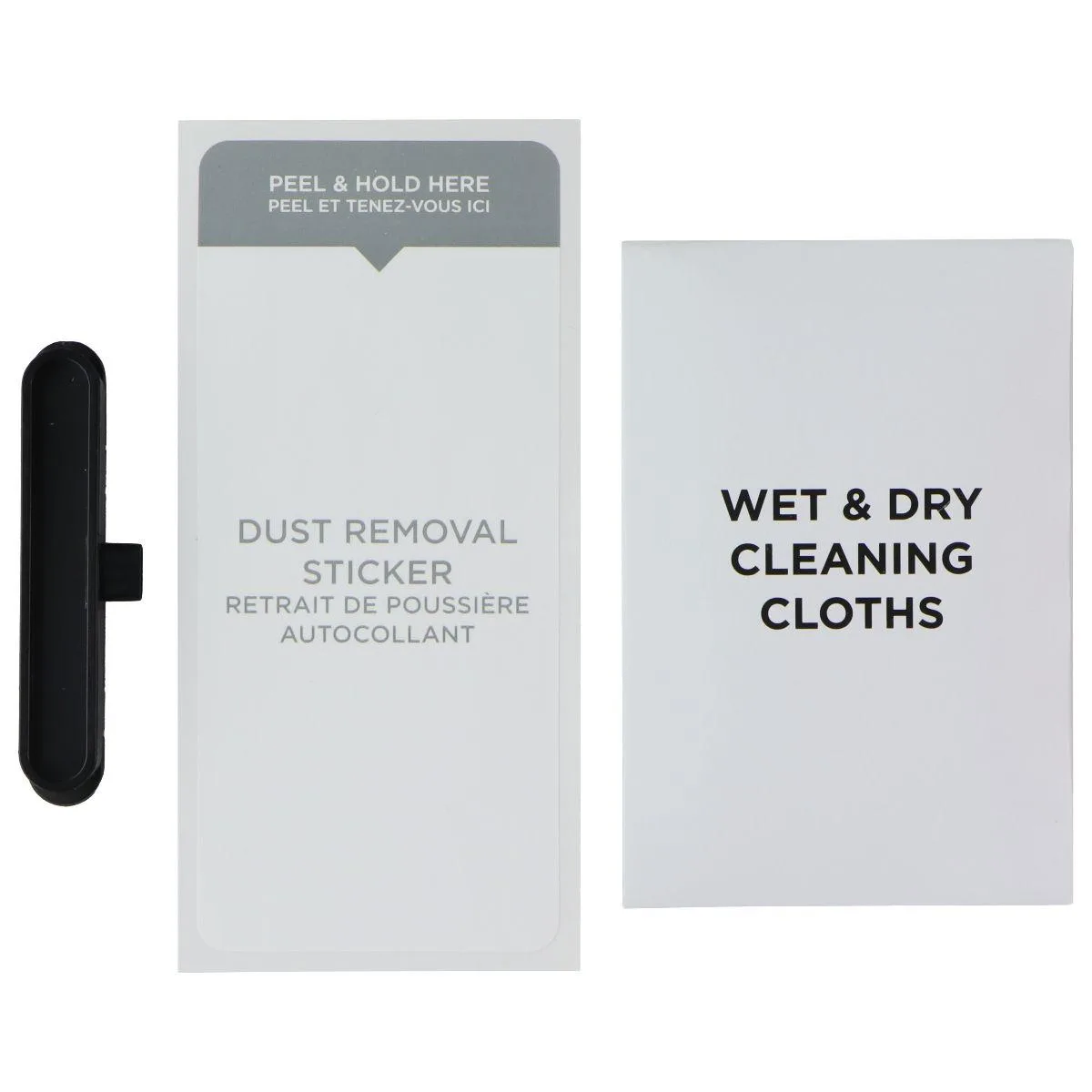 Clear protective case and screen protector for Samsung Galaxy S23+