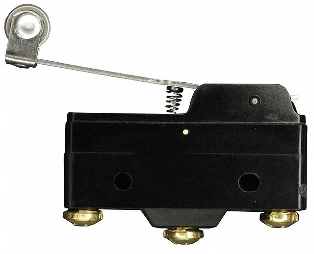 Honeywell BZ-2RW82-A2 snap-action switch with long roller lever actuator