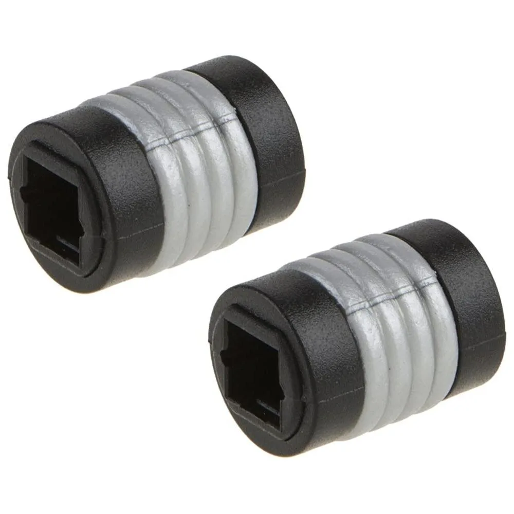 Petra Petra Optical Toslink Female-to-Female Coupler, Black (2 Pack) — product photo