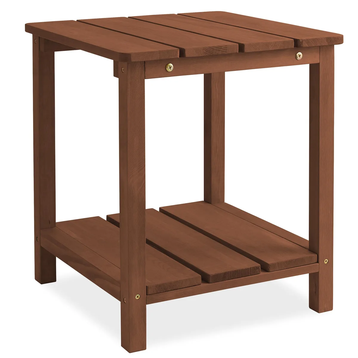 Casafield Casafield Adirondack Side Table Cedar Wood Espresso 16 patio furniture — product photo