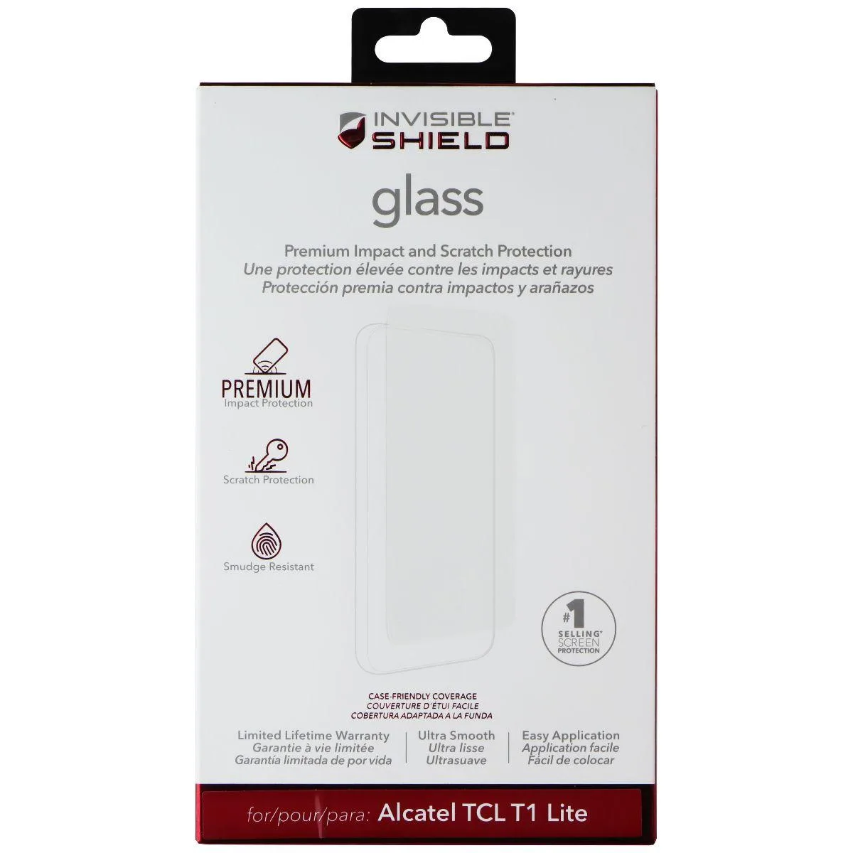 ZAGG ZAGG Invisible Shield Glass Screen Protector Alcatel TCL T1 Lite — product photo