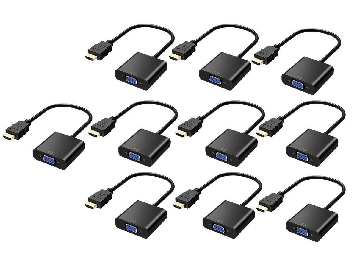 KEHIPI KEHIPI HDMI to VGA converter 1080p 10Pack — product photo