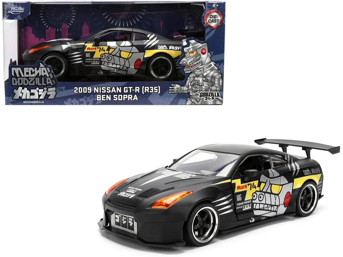 Jada Jada 2009 Nissan GT-R (R35) Ben Sopra Silver "I Love the 2000's" 1/24 Diecast Hobby Collectible — product photo