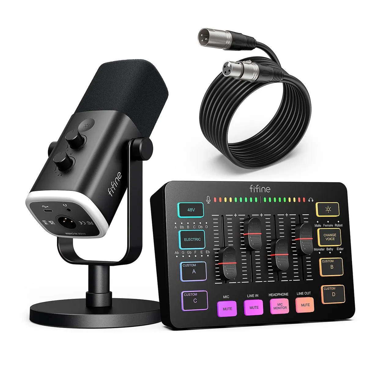  Alesis KS5 4-Channel Audio Mixer with XLR/USB Inputs — product photo