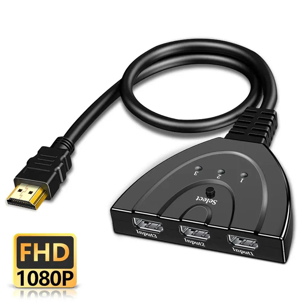 YINGHUA YINGHUA 3-in-1 HDMI KVM Switch 4K 30fps 36-bit Deep Color — product photo