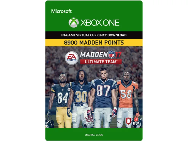 Electronic Arts Electronic Arts 7F6-00050 Madden NFL 17 MUT 8900 Points Pack downloadable game — product photo