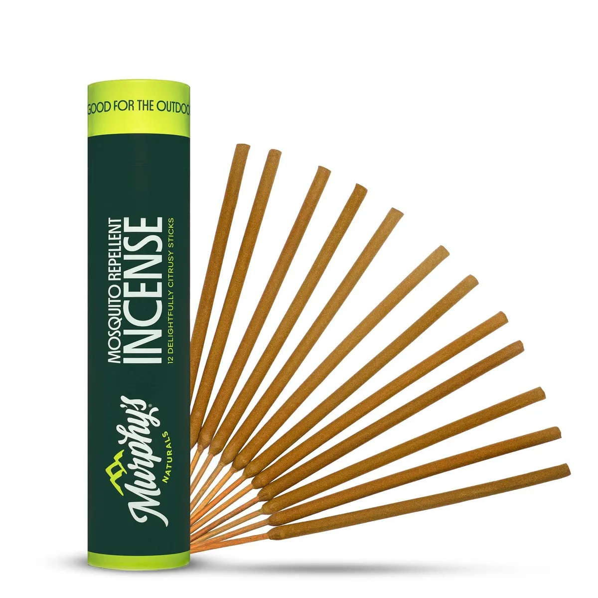 Box of 12 bamboo incense sticks for mosquito repellent