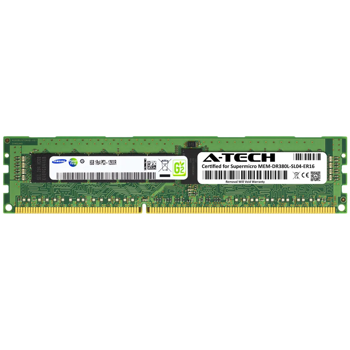 A-Tech A-Tech Supermicro Certified 8GB DDR3 1600MHz ECC RDIMM 1Rx4 server RAM — product photo