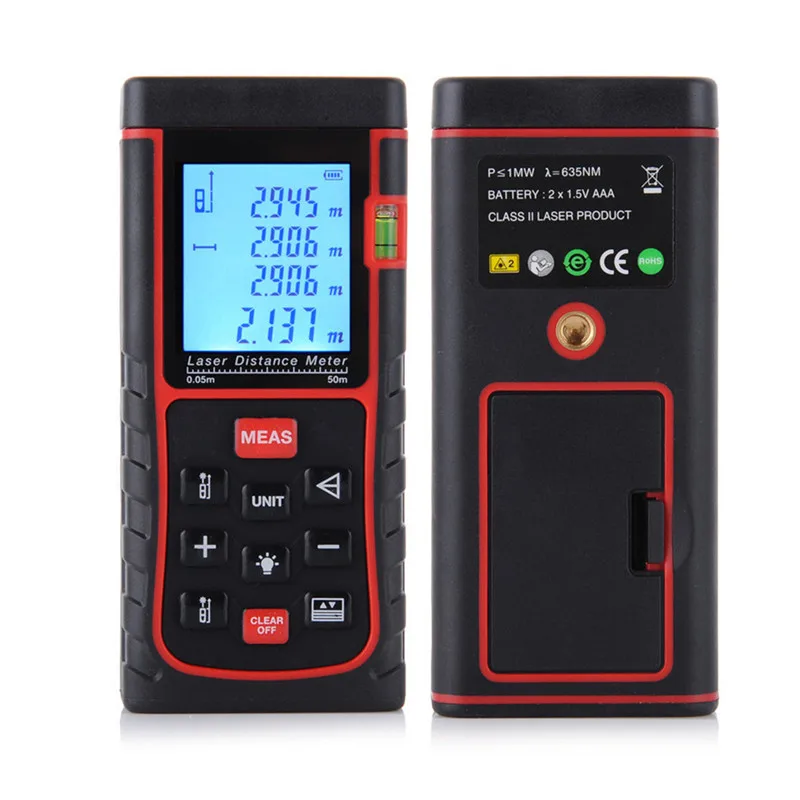TeKit TeKit RZ-E50 digital laser distance meter 50 m measurement tool — product photo