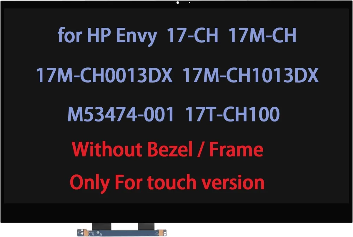 NUOLAISUN NUOLAISUN 17.3" M45769-001 Touch Screen for HP Envy 17-CH 17M-CH0013DX 17M-CH1013DX 17T-CH100 No Frame — product photo