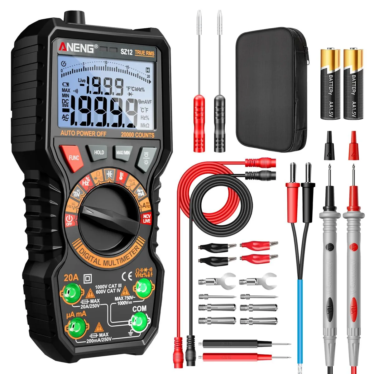  ANENG SZ12 20000 Count Magnetic Multimeter — product photo