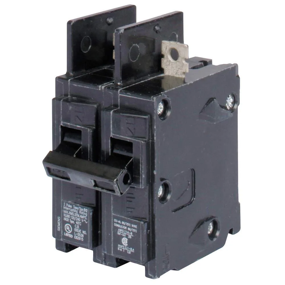 SIEMENS SIEMENS BQ2B035 Miniature Circuit Breaker 35A 2 Pole 120/240V AC — product photo
