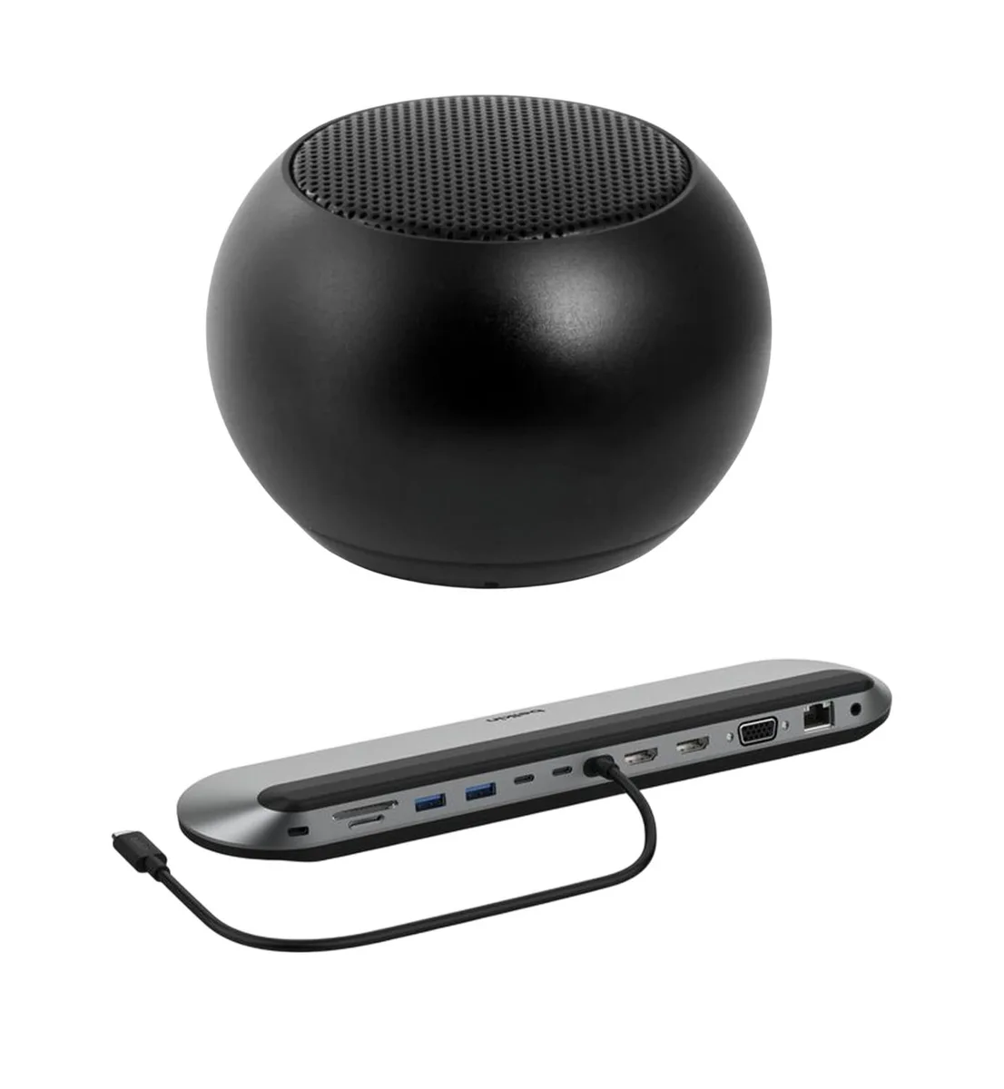 Belkin Belkin Universal USB-C 11-in-1 Pro 100W Dock with Bluetooth Mini U Speaker — product photo