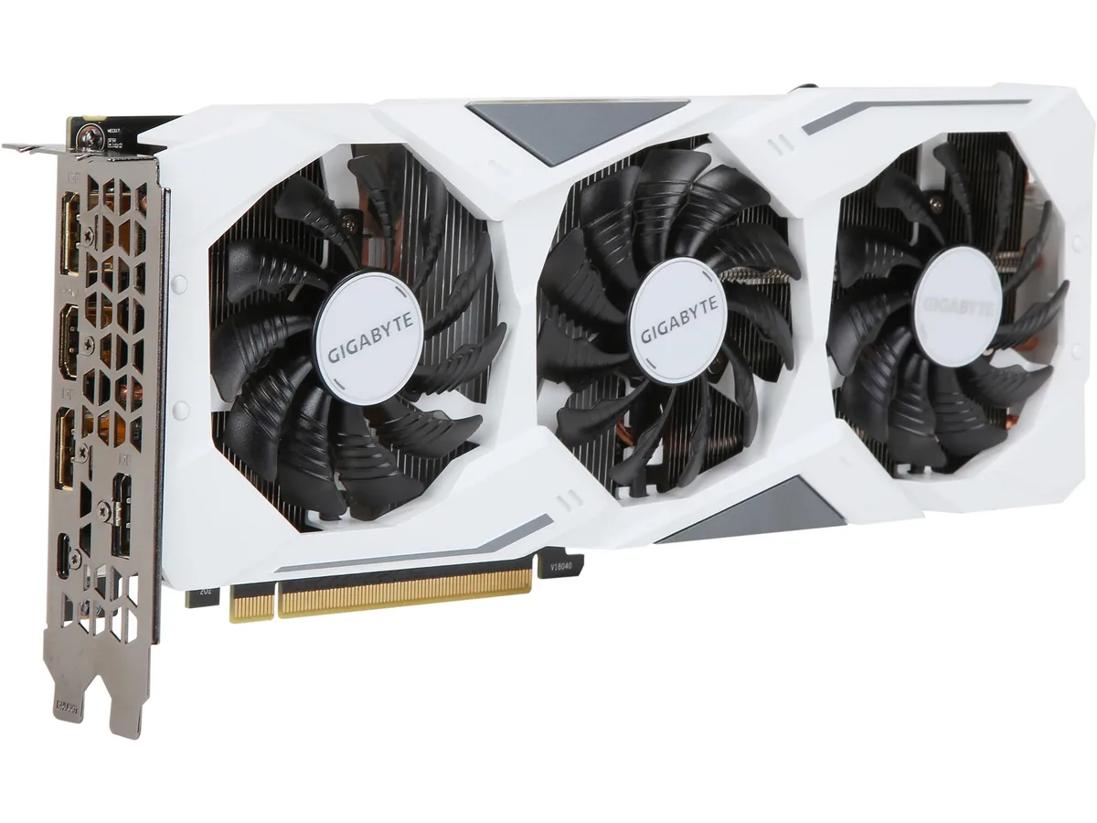 GIGABYTE GIGABYTE GeForce RTX 2070 Gaming OC White 8GB graphics card — product photo