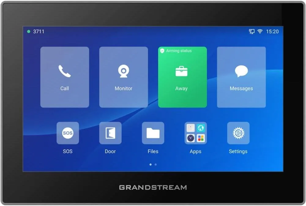 Grandstream Grandstream GSC3575 7-inch 1024x600 touch intercom Wi-Fi 6 Bluetooth 5.0 Black — product photo