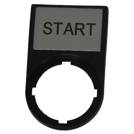 Eaton Eaton M22S-ST-GB1 Legend Plate Start Black Rectangular 22.5 mm — product photo
