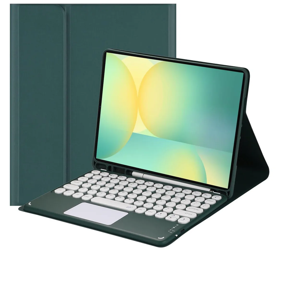 Timoom Timoom SM-X620 keyboard case for Samsung Tab S10 FE+ 13.1" 2025 Dark Green accessory — product photo