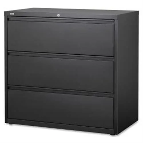 Lorell Lorell 88031 3-drawer lateral file 42" x 18.6" x 40.3" office furniture — product photo