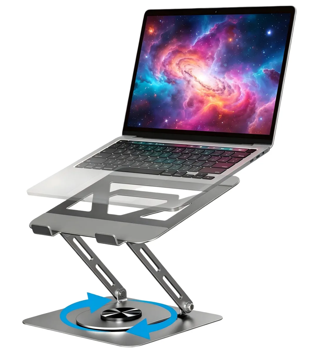 Laptomo Laptomo 360° Rotating Laptop Stand Gray 10-17.3 — product photo