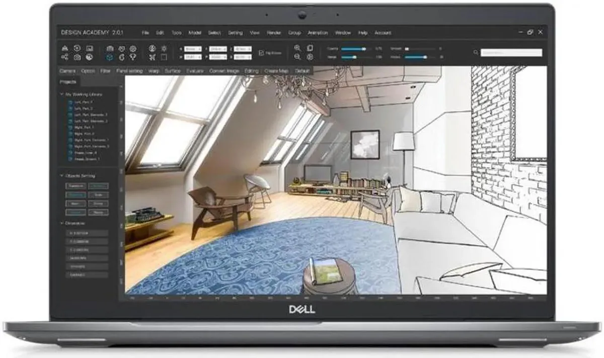 DELL DELL Precision 3000 3570 15.6" Mobile Workstation i7-1265U 16GB 512GB T550 — product photo