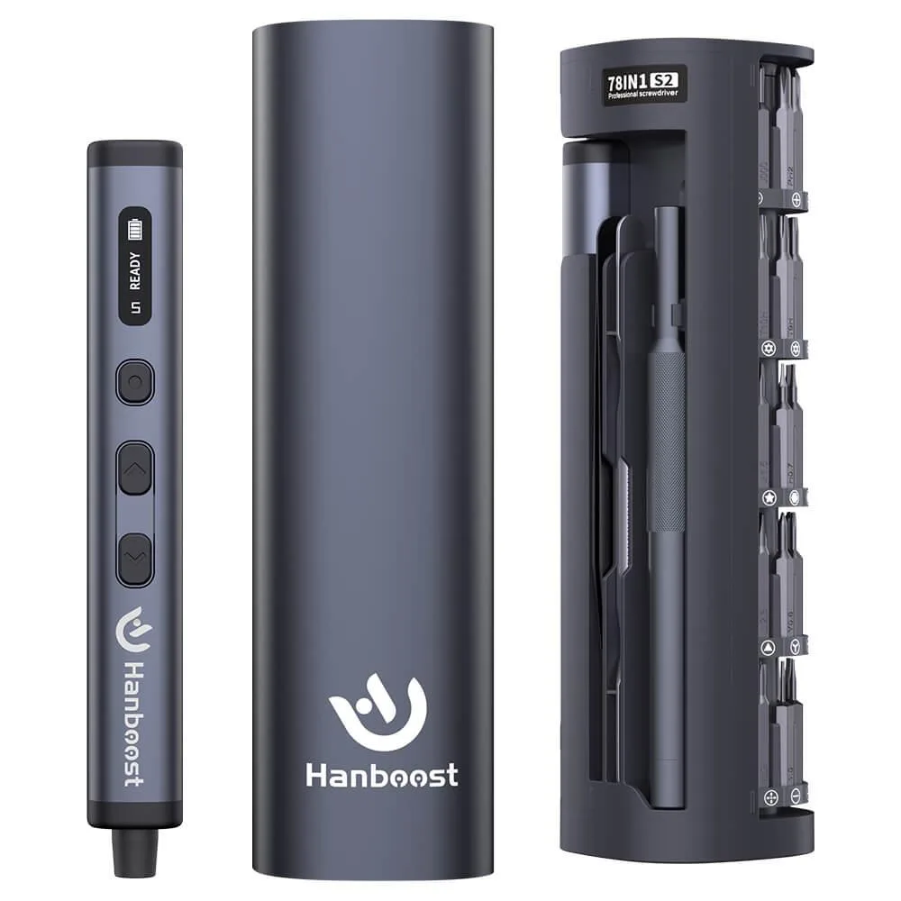 Hanboost Hanboost 78 in 1 Precision Electric Screwdriver Gray — product photo