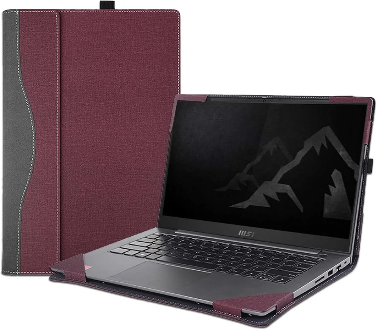 BONAEVER BONAEVER Laptop Case for MSI Summit E13 Flip Evo 13.4 inch Coffee — product photo
