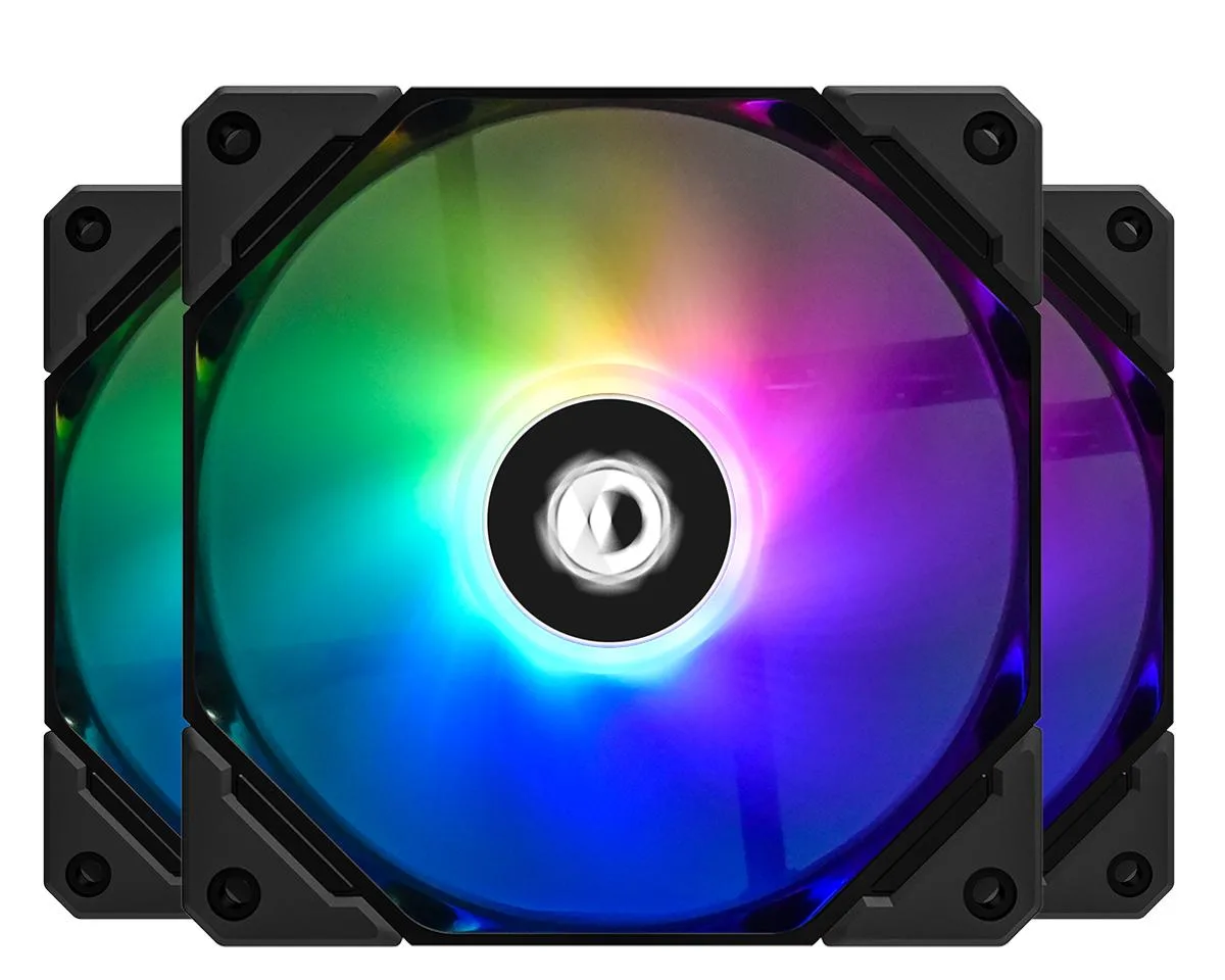 Corn Electronics Corn Electronics 120mm ARGB PWM Case Fan 3-Pack 12025 — product photo