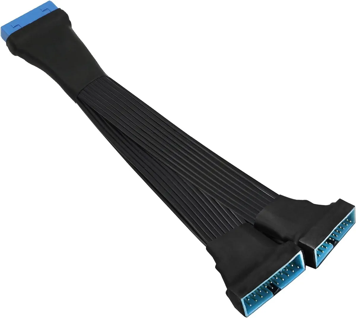 aibileec aibileec USB 3.0 19/20 Pin 1 to 2 Y Splitter Header Extension Cable 5.9 inch — product photo