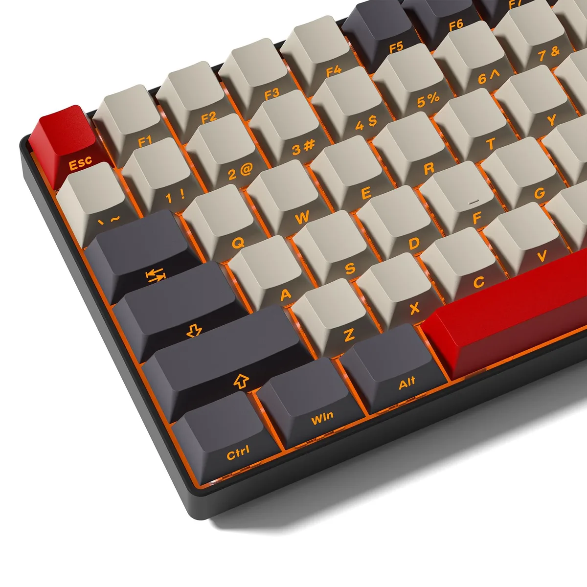 Womier Womier Shine Through PBT Keycaps Cherry Profile 131 Keys Purple Gray Red keyboard accessory — product photo