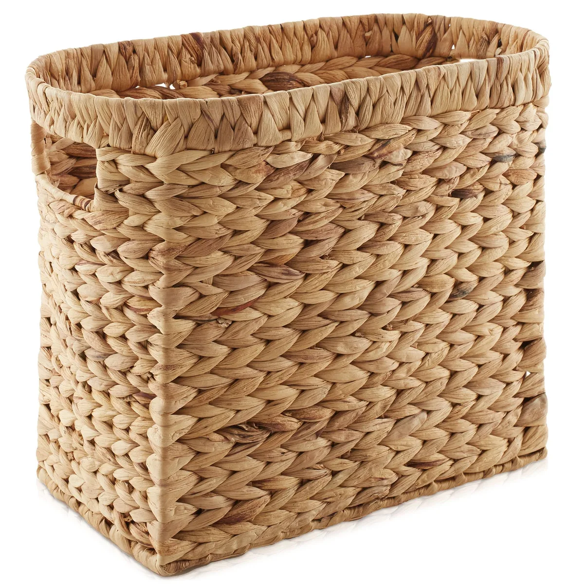 Casafield Casafield STO-G8629-NAT Natural Water Hyacinth Magazine Holder Shelving — product photo