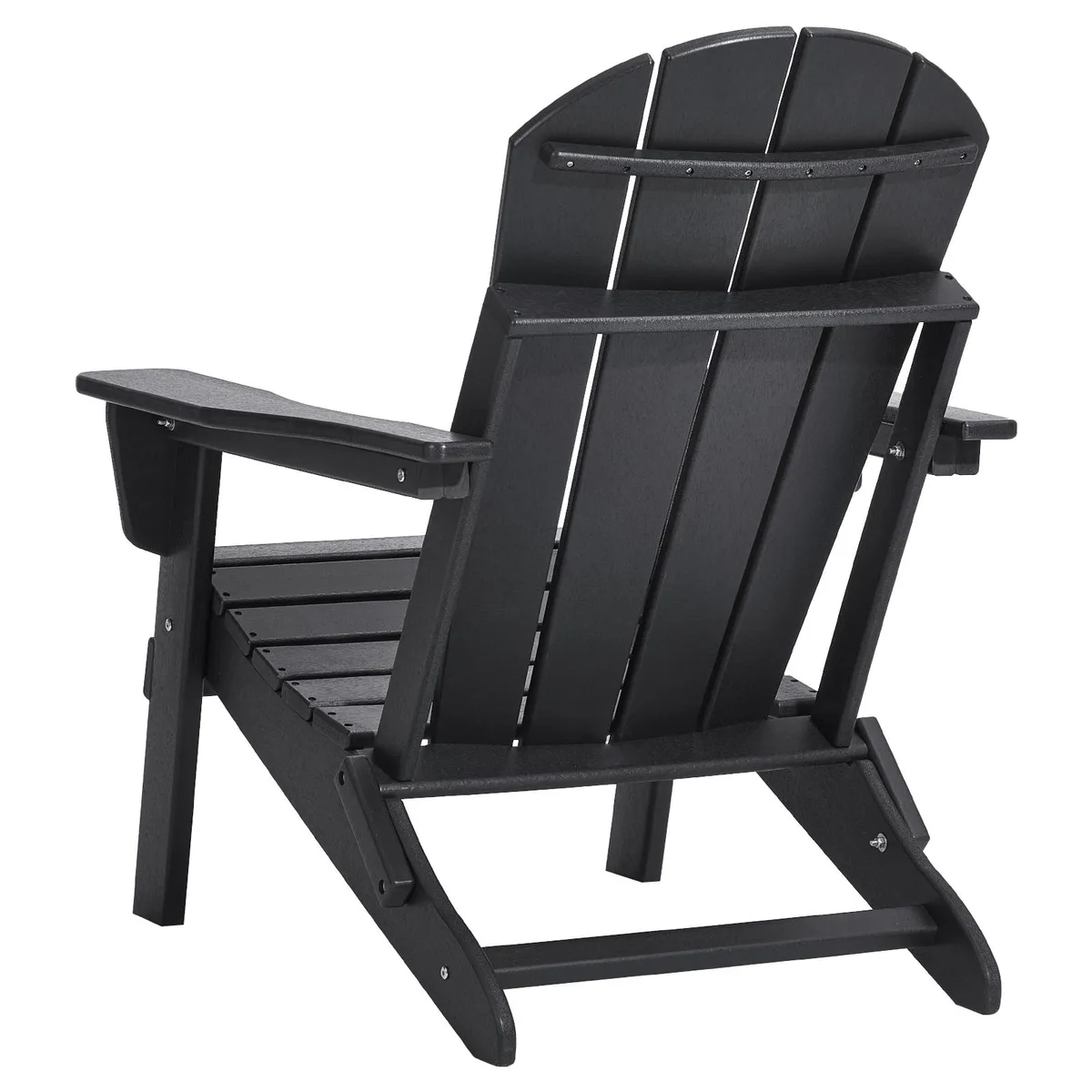 VEVOR VEVOR Adirondack Chair Plastic Set of 2 Black — product photo